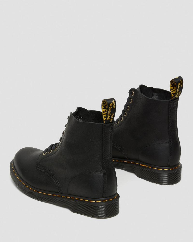 Men's Dr Martens 1460 Pascal Ambassador Leather Lace Up Boots Black | AU 522AHK